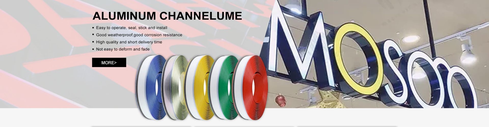 chất lượng Mái bọc nhôm cho thư kênh nhà máy sản xuất