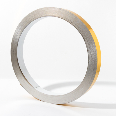 Màu vàng 3D Aluminium Channel Letter Coil 100 Meter Channelume vật liệu
