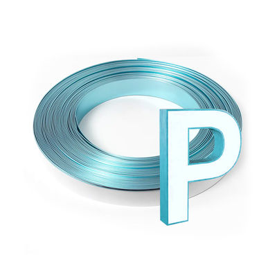 ODM nhôm dải Trim Cap tùy chỉnh chữ cái cạnh Trim Cap dễ dàng để cài đặt