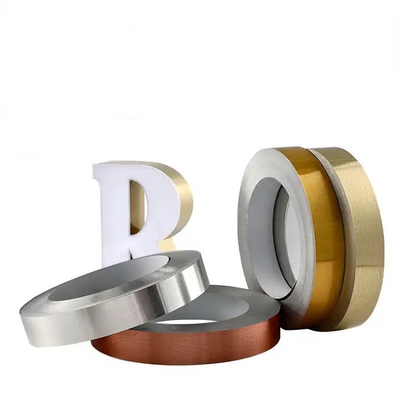 0.3mm-30mm Sus304 Stainless Steel Letter Trim Cap AiSi Letter Trim