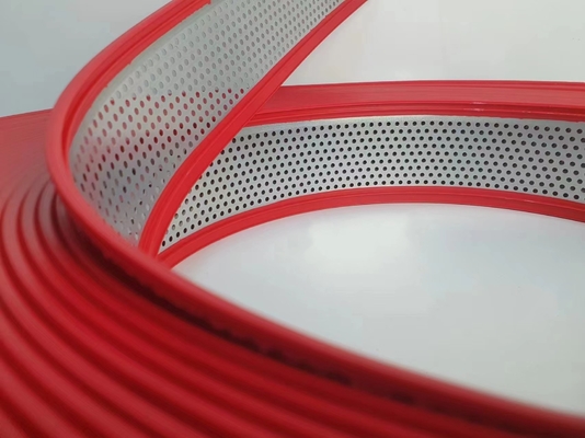 Thép không gỉ Trim Cap Roll Đỏ phủ nhôm kênh thư Trim