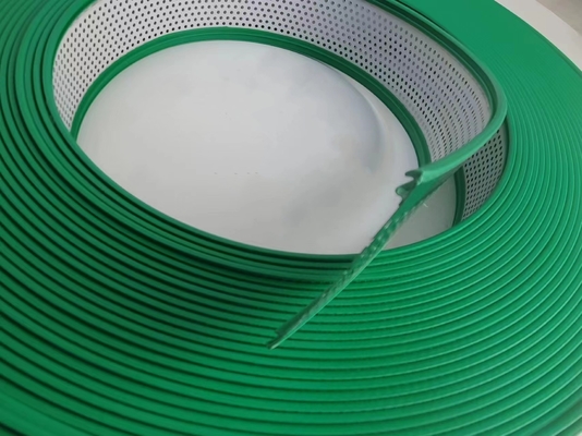 76mm rộng nhôm Trim Cap đánh răng vàng kênh thư cuộn