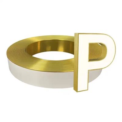 OEM Channel Letter Trim Cap 40mm 50mm Width Channelume vật liệu