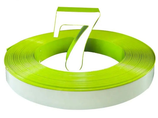 Biểu tượng chiếu sáng Trim Cap Roll Green Aluminium Trim Cap Letters