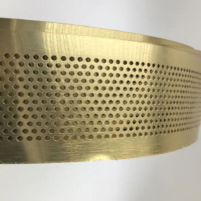 Vòng cuộn băng nhôm vàng với dấu hiệu chữ cạnh gấp