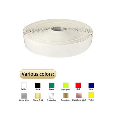 Tay uốn cong nhôm Trim Cap 0.33mm Mirror Silver Channel Letter Trim Cap