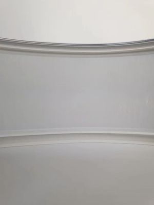 Kính Sliver nhôm Trim Cap Roll tay uốn cong độ cứng kênh chữ viết cạnh chiều rộng khác nhau