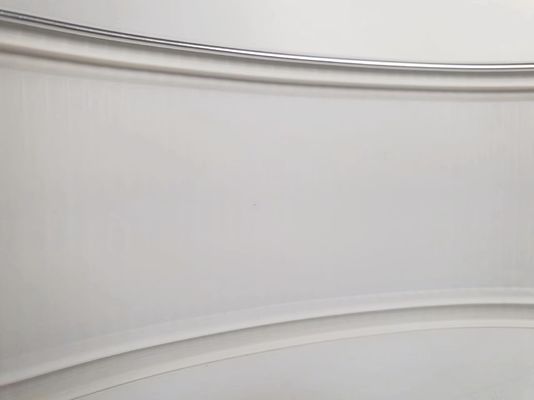 Kính Sliver nhôm Trim Cap Roll tay uốn cong độ cứng kênh chữ viết cạnh chiều rộng khác nhau