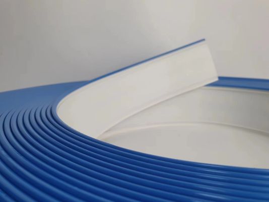 Tùy chỉnh loại J Trim Cap Rolls Hand Bend Blue Color Aluminum Trim Cap