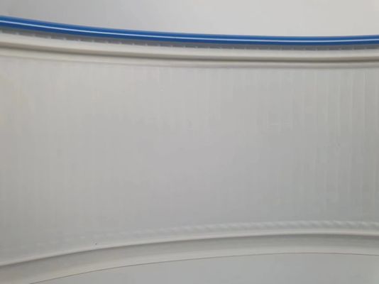 Tùy chỉnh loại J Trim Cap Rolls Hand Bend Blue Color Aluminum Trim Cap