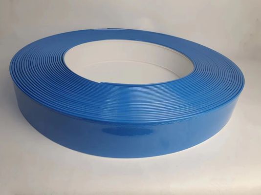 Tay uốn cong nhôm Trim Cap Strip J loại Trim Cap Coil 50M Chiều dài khác nhau chiều rộng Màu xanh