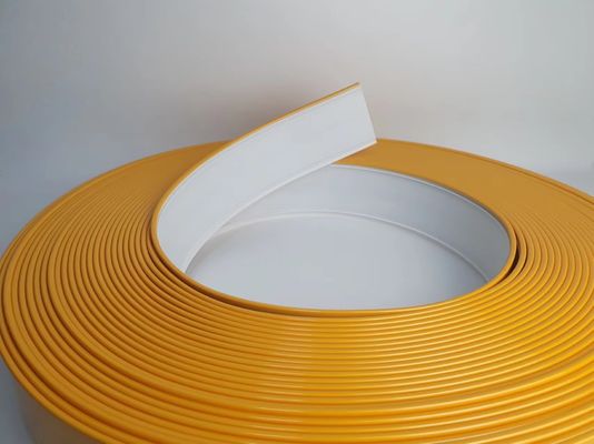 Chữ kênh nhôm Trim Cap với 70mm chiều rộng Trong màu vàng Chữ kênh nhôm