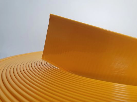 Chữ kênh nhôm Trim Cap với 70mm chiều rộng Trong màu vàng Chữ kênh nhôm