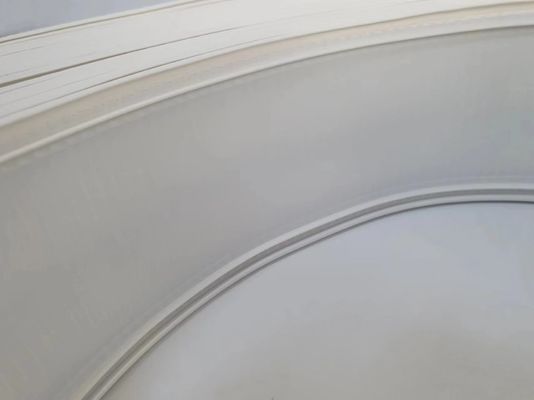 76MM Aluminium Trim Cap Màu trắng với kết thúc phản xạ cho cạnh tinh tế