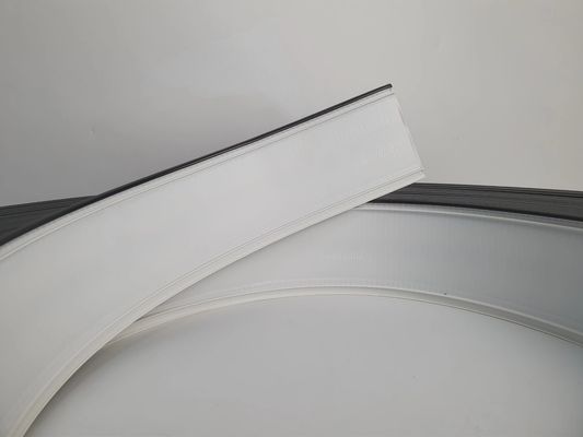 Đen nhôm kênh cuộn J loại Trim Cap cuộn cho chính xác cong tay