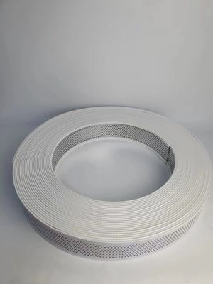 Dải nhôm trong tay trắng uốn cong nhôm Trim Cap cho kênh thư