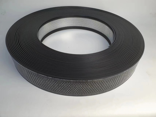 Vũ khí cao su màu sắc Trim Cap hợp kim cuộn J loại Trim Cap Roll Đen Color Signage Solution