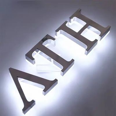 Bảng biển thư cửa hàng ngoài trời LED Acrylic Custom Sign Đèn kênh thư