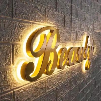 Bảng biển thư cửa hàng ngoài trời LED Acrylic Custom Sign Đèn kênh thư